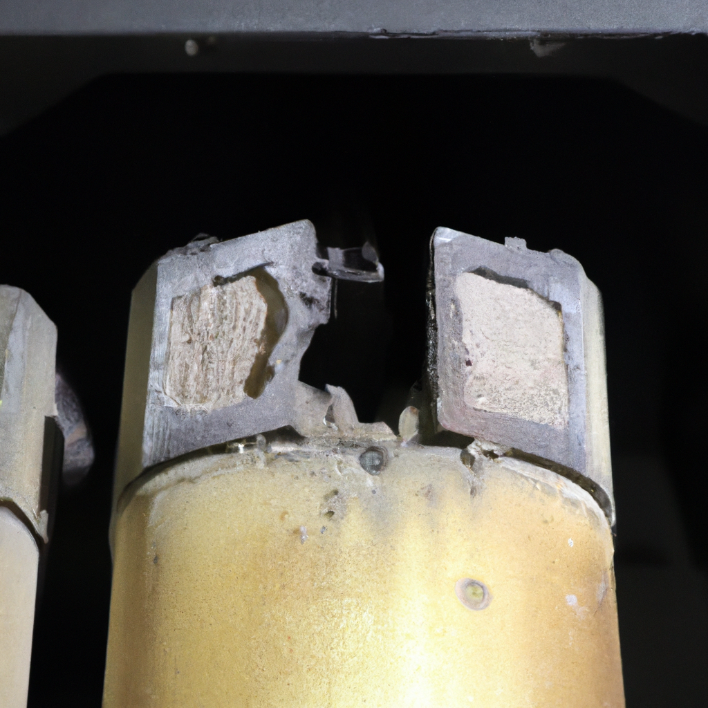 Cutaway view of a chimney flue showing three stages of creosote buildup